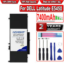 HSABAT 7400mAh Laptop Battery for DELL Latitude E5450 E5470 E5550 E5570 8V5GX R9XM9 WYJC2 1KY05 G5M10 2024 - buy cheap