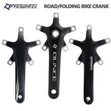 PROWHEEL 110/130BCD Aluminum Alloy Road Bike Crank 170/172.5mm ROAD/Foldable Cycling Cranks and BB Bottom Bracket Bicycle Parts 2024 - buy cheap