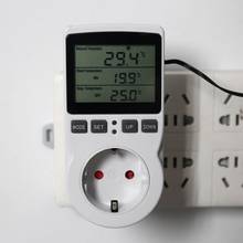 16A 220V Thermostat Digital Temperature Controller Multi-Function Socket Outlet with Timer Switch Sensor Probe Heating Cooling 2024 - купить недорого