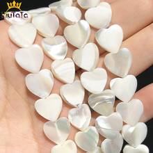 Natural White Shell Pearl Beads Love Heart Shape Loose Beads For Jewelry Making DIY Bracelet Necklace Earrings Accessories 15'' 2024 - buy cheap