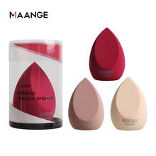 MAANGE 1/3 Pcs Makeup Cosmetic Puff Foundation Powder Sponge Smooth Professional Make Up Sponge Puff Bigger in Water with Box 2024 - buy cheap