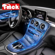 Para Mercedes Benz GLC clase X253 GLC200/260/300/GLC43 AMG 2015-2019 puerta interior del coche + Panel de engranaje de la consola central, película protectora de TPU 2024 - compra barato