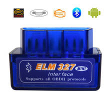 V2.1 ELM 327 OBD2 сканер Elm327 Bluetooth OBDII считыватель шнуров диагностический сканер для автомобиля Elm-327 OBD 2 Автомобильные диагностические инструменты 2024 - купить недорого