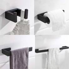 304 Stainless Steel  Bathroom Accessories Set Brushed Nickel Wall Mount Bath Hardware Suit Towel Bar Robe hook Paper Holder 2024 - buy cheap