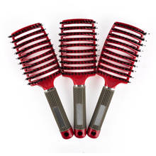 Hair Comb Scalp Massage Comb Hairbrush Bristle&Nylon Women Wet Curly Detangle Hair Brush for Salon Hairdressing Styling Tools 2024 - buy cheap