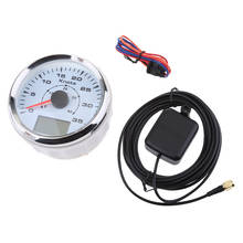 8 Colors LED Backlight GPS Speedometer 85mm MPH, 0-35 Knots - Marine Boat 2024 - buy cheap
