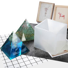 Juego de marco de pirámide supergrande de 15CM, molde de silicona triangular, resina, artesanía, joyería, cristal, herramientas de fabricación de plástico, nuevo 2024 - compra barato