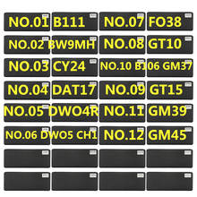 1-12 Lishi 2 In 1 Tool B111 BW9MH CY24 DAT17 DWO4R FO38 GT10 GT15 B106 GM39 GM45 HU43 Locksmith Tool For All Types 2024 - buy cheap