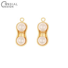 Cordial Design 100Pcs 8*20MM Jewelry Accessories/Imitation Pearl/Pendants/Peanut Shape/DIY Charms/Jewelry Findings & Components 2024 - buy cheap