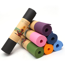 Tapete de ioga tpe, 1830*610*6mm, 8 cores, durável, para iniciantes, ginástica, exercícios físicos 2024 - compre barato
