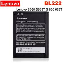 Bateria original bl 222 bl222 para lenovo s660 s668t, bateria recarregável de alta qualidade s 660 668t 2024 - compre barato