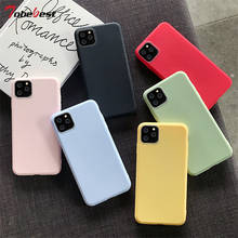 Soft Silicone Case For iphone 11 Pro XS Max XR X 8 7 6S 6 Plus SE 5 5S Cases Fashion Candy Solid Color Matte TPU Phone Cover 2024 - buy cheap