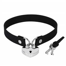 Gargantilla Sexy Punk con cierre de corazón para mujer, Collar de cuero de terciopelo Harajuku, Gargantilla gótica, accesorios de joyería 2024 - compra barato