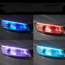 2 LED DRL daytime running lights turn signal car accessories for Audi Q3 Q5 SQ5 Q7 A1 A3 S3 A4 S4 RS4 RS5 A5 A6 S6 C6 C7 S5 A7 2024 - buy cheap