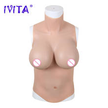 IVITA Realistic Silicone Breast Forms Artifical Fake Boobs Fashion Crossdressing For Crossdresser Transgender Drag-Queen Shemale 2024 - buy cheap
