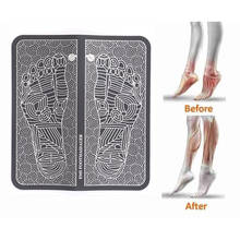 Electric EMS Foot Massager Pad Feet Muscle Stimulator Leg Reshaping Foot Massage Mat Relieve Ache Pain Health Care 2024 - buy cheap