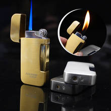 Free Fire Straight Jet Torch Lighter Metal Portable Turbo Flint Gas Lighter Butane Cigar Cigarette Lighters Smoking Accessories 2024 - buy cheap