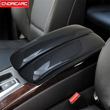 Reposabrazos central para coche BMW, cubierta embellecedora de Panel de fibra de carbono, Color ABS, para E70, E71, X5, X6, 2008-2014 2024 - compra barato