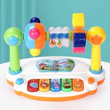 New Cute Electronic Musical Instrument Toy Keyboard Piano Child Kids Musical Developmental Early Educational Toys with Lights 2024 - buy cheap