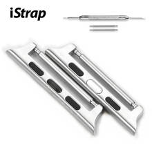 iStrap Strap Adapter For Apple Watch Band Apple Watch 4 3 2 1 iwatch Strap 42/38mm 44/40mm Stainless Steel Clasp Connector 2024 - buy cheap