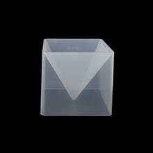 Super Pyramid Silicone Mould Resin Craft Jewelry Crystal Mold With Plastic Frame 2024 - buy cheap