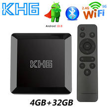 Mecool-Dispositivo de TV inteligente KH6, decodificador con Android 10, 4GB de RAM, 32GB de ROM, Allwinner H616, WiFi 2021G 5G, 4K, HD, Bluetooth, Vs H96 MAX, 2,4 2024 - compra barato