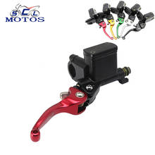 Sclmotos- CNC Motorcycle Brake Master Cylinder Lever Pump (Right Side) For Honda CRF Kawasaki KLX RMZ Dit Pit Bike Moped Racing 2024 - buy cheap