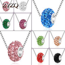 ZYZQ элегантное роскошное женское ожерелье, модное превосходное ослепительное ожерелье с кристаллами, модное фиолетовое, голубое, зеленое ожерелье, оптовая продажа 2024 - купить недорого