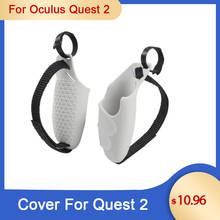 Аксессуары виртуальной реальности, защитный чехол для Oculus Quest 2, чехол для сенсорного контроллера виртуальной реальности с костяшками, ремешком и ручкой для Oculus Quest 2 2024 - купить недорого