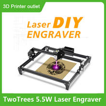 TwoTrees 5.5W Laser Engraver CNC Laser Engraving Cutting Machine DIY Laser Marking Desktop Carving Machine 40x30cm Engraving 2024 - buy cheap