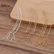 BoYuTe (20 Pieces/Lot) 67MM Metal Brass Wire with 33MM Chain and 4MM Loop Handmade Diy Jewelry Findings Components 2024 - buy cheap