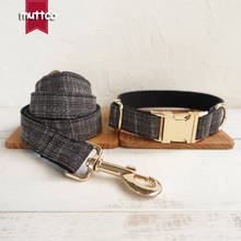 MUTTCO-collar hecho a mano de alta calidad para perro, diseño de traje negro, 5 tamaños, UDC007J 2024 - compra barato