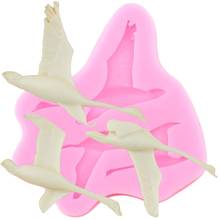 Moldes de silicona 3D para Fondant, herramientas de decoración de Pasteles de cumpleaños de bebé, pasta de goma de mascar de Chocolate, arcilla de caramelo 2024 - compra barato