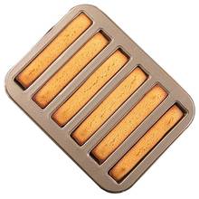 1pc Heat-Resistant Biscuit Mold 6-Grid Non-Stick Creative Chocolate Cookie Mold DIY Baking Tools For Home Kitchen 2024 - buy cheap