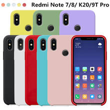 Жидкостный Мягкий силиконовый чехол для Xiao mi Red mi Note 8 7 6 5 K20 mi 9T Pro 4X5 Plus mi 9 8 SE 8 Lite A2 6X mi x 2s mi x 3 2024 - купить недорого