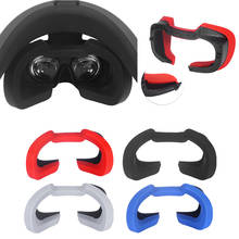 Мягкая силиконовая маска для глаз, дышащий светильник ящийся чехол для глаз, накладки для Oculus Rift S VR, аксессуары для гарнитуры 2024 - купить недорого