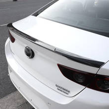 CEYUSOT FOR Automobile Parts Spoiler New Sedan Mazda 3 2019 2020 Mazda3 Car Trunk Rear Tail Spoiler High Quality ABS Material M3 2024 - buy cheap