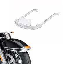 Направляющие для переднего крыла мотоцикла, хромированные, для Harley Touring Ultra Limited Low FLHTKL 2014-2020 2024 - купить недорого