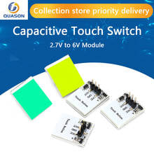 Blue Red Green color Capacitive touch switch button module 2.7V to 6V module anti-jamming is strong HTTM series 2024 - buy cheap