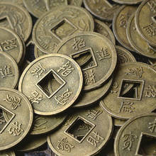 Conjunto de monedas de la suerte, Set educativo de diez emperadores, Feng Shui, chino, antiguo, 1/100 Uds. 2024 - compra barato