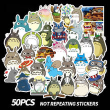 50Pcs Anime Kawaii Totoro Cartoon Stickers Skateboard Fridge Guitar Laptop Motorcycle Travel Luggage Waterproof Stickers 2024 - buy cheap