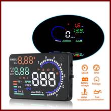 OBD2 HUD Car Head Up Display 5.5' A8 LED Windscreen Projector OBD Scanner Speed Fuel Warning Alarm Data Diagnostic Tool 2024 - buy cheap