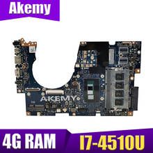 XinKaidi  UX303LA Laptop motherboard for ASUS UX303LA UX303LB UX303LN UX303L UX303 Test original mainboard 4G RAM I7-4510U 2024 - buy cheap