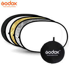 Godox 60*90cm/24x35" 90*120cm/35x47" 5 in 1 Studio Collapsible Reflector Portable Photo Oval Disc Board +Carrying Bag 2024 - buy cheap