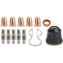 13Pcs Plasma Cutter Torch S45 Accessory Kit Electrodes Nozzle Tips Spacer Guide Retaining Cap Gas Diffuser Plasma Cutting Torch 2024 - buy cheap