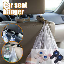 2PCS Car Headrest Hook Seat Back Hanger for Bag Handbag Purse Grocery Cloth Portable Multifunction Seat Back Hooks Car Styling 2024 - buy cheap