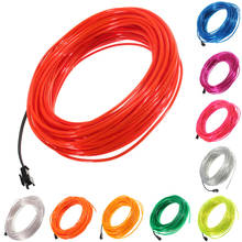 Cable Flexible de luz de neón para decoración de coche, cinta de tubo suave, 20M, CC de 12V, soporte de envío directo 2024 - compra barato