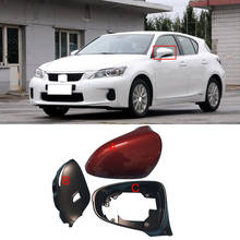 CAPQX For TOYOTA LEXUS CT200 ES250 2012-2015 Rearview Mirror Glass Rear view mirror Cover Frame Lens Base with camera 2024 - buy cheap