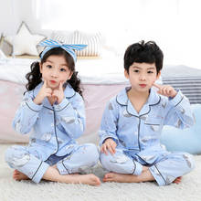 Spring Autumn Long Sleeve Cotton Toddler Baby Boy Pyjamas Children Cartoon Pajamas For Boys Girls Sleepwear Kids Homewear 2024 - buy cheap