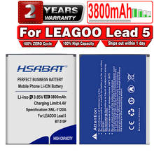 HSABAT-Batería de BT-510P de alta capacidad, 3800mAh, para teléfono inteligente LEAGOO Lead 5 2024 - compra barato